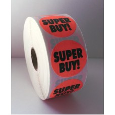 Super Buy - 1.5" Red Label Roll